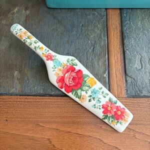 Vintage Pioneer Woman Floral Cake/Pie Server Retired Pattern